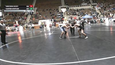 7A 132 lbs Semifinal - Karter Stiffler, Enterprise HS vs Greyson Scott, Prattville