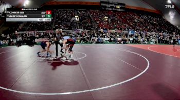 3A 120 lbs Cons. Round 1 - Connor Lee, Soda Springs vs Gabe Howard, New Plymouth