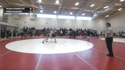 190 lbs Semifinal - Joshua Silnutzer, Kiski School vs Mason Chamberlain, Malvern Prep