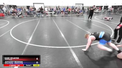 187 lbs Round 2 - Kade Splinter, Team Nazar vs Anthony Rickman, CrassTrained: Weigh In Club