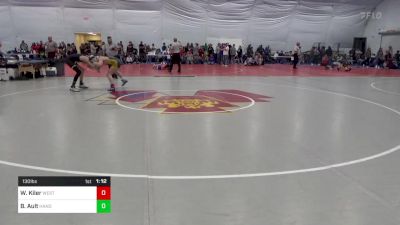 130 lbs Round Of 16 - Willis Kiler, Westminster vs Bryce Ault, Hanover