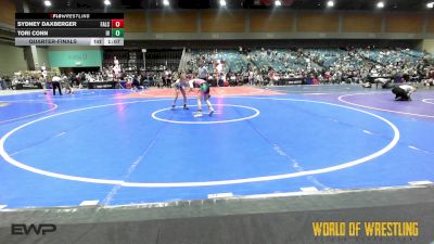 84 lbs Quarterfinal - Sydney Daxberger, Falcons Wrestling Club vs Tori Conn, Illinois Valley Youth Wrestling