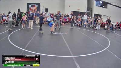 64 lbs Cons. Round 3 - Parks Fox, Eastside Youth Wrestling vs Levi Cobb, JET