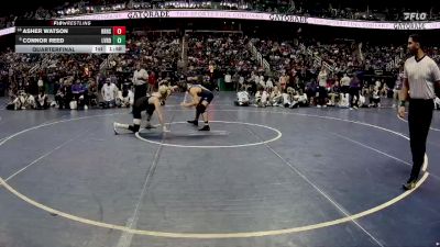 4A 144 lbs Quarterfinal - Asher Watson, Hickory Ridge High School vs Connor Reed, Leesville Road