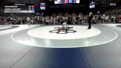 126 lbs Cons. Rd Of 64 - Ryan Barmann, MO vs Russell Goolsbey, WY