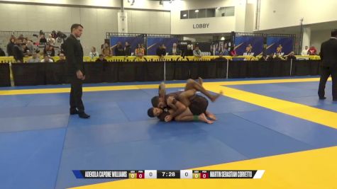 Adekola Capone Williams vs Martin Sebastian Corvetto 2024 World IBJJF Jiu-Jitsu No-Gi Championship