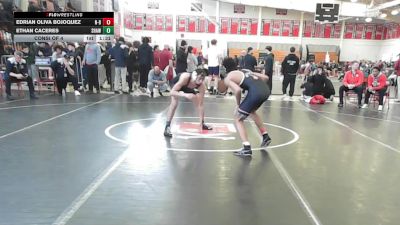 120 lbs Consi Of 4 - Edrian Oliva Bojoquez, New Bedford vs Ethan Caceres, Shawsheen