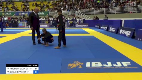 VITOR HUGO DA SILVA VIEIRA vs VICTOR JOSUÉ P. VIEIRA 2023 Brasileiro Jiu-Jitsu IBJJF