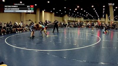 120 lbs Round 2 Champ & Wb (32 Team) - Peyton Vowels, North DeSoto Blue vs Nolan Hardeman, Team TN