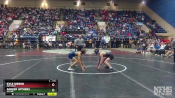3 - 120 lbs Semifinal - Kyle Gibson, New Kent vs Parker Withers, Skyline