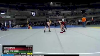 160 lbs Semis (4 Team) - Jayden Zajac, Pierz vs Brodie Rasmussen, UNITED