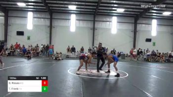 132 lbs Consolation - George Rosas, Red Wave vs Taeoma Frank, T & Z