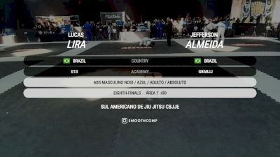 Lucas Lira vs Jefferson Almeida 2026 CBJJE South American Jiu-Jitsu Championship