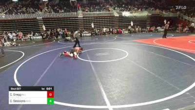 106 lbs Consolation - Caleb Gregg, Billings WC vs Cooper Sessions, Wyoming Underground