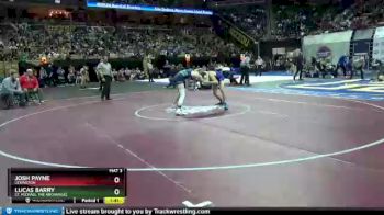 120 Class 1 lbs Semifinal - Lucas Barry, St. Michael The Archangel vs Josh Payne, Lexington