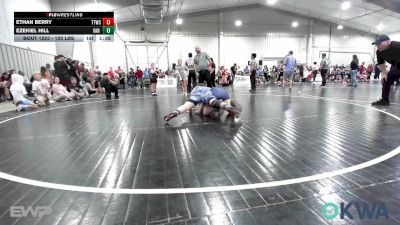 120 lbs Rr Rnd 2 - Ethan Berry, Team Tulsa Wrestling Club vs Ezekiel Hill, Van Buren Matdawgs