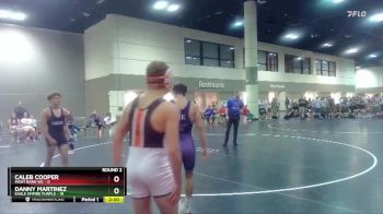 132 lbs Round 2 (6 Team) - Danny Martinez, Eagle Empire Purple vs Caleb Cooper, Fight Barn WC