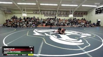 138 lbs Cons. Round 2 - Quincy Ellis, Durango, CO vs Madelline Stuhmer, Basha