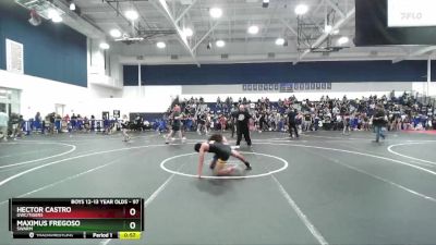 97 lbs Cons. Semi - Maximus Fregoso, Swarm vs Hector Castro, GWC/Tigers