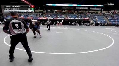 285 lbs Cons. Round 2 - Daguy Massillon, Keiser vs 5 Nico Rodriguez, Eastern Oregon