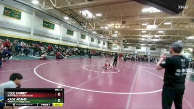 45 lbs Cons. Round 4 - Cole Kimrey, Northeast MT Wrestling vs Kade Adams, Windy City Wrestlers