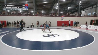 57 kg Cons. Sub-quarters - Tyler Harper, Arkansas Regional Training Center vs Cameron Stinson Jr., Tar Heel Wrestling Club