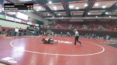 184 lbs Cons. Semi - Joey Braunagel, Illinois vs Logan Cole, Missouri