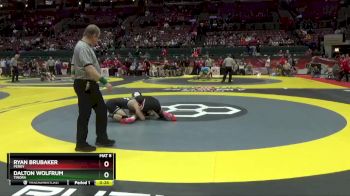 D3-165 lbs Cons. Round 3 - Dalton Wolfrum, Tinora vs Ryan Brubaker, Perry