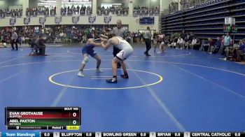 157 lbs Champ. Round 2 - Abel Paxton, DEFIANCE vs Evan Grothause, BLUFFTON