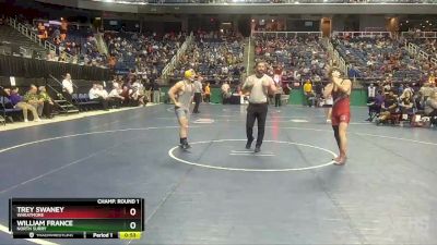 2A 132 lbs Cons. Round 2 - William France, North Surry vs Trey Swaney, Wheatmore