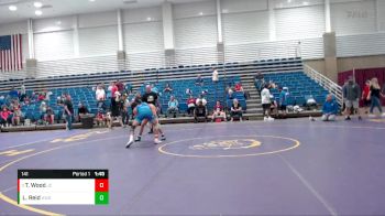 141 lbs Cons. Round 2 - Tony Wood, Jay County vs Luke Reid, Howe Wrestling School