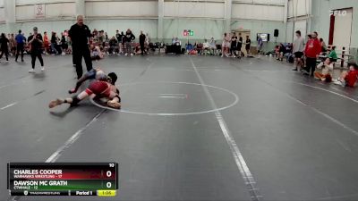 96 lbs Round 6 (8 Team) - Dawson Mc Grath, CTWHALE vs Charles Cooper, Warhawks Wrestling