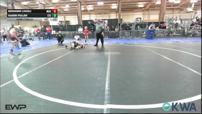 52-55 lbs Semifinal - Benjamin Loosli, Madill Takedown vs Kasen Fuller, Comanche Takedown Club