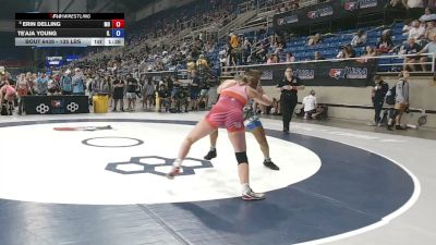 135 lbs Champ. Rd Of 16 - Erin Delling, Missouri vs Te'Aja Young, Illinois