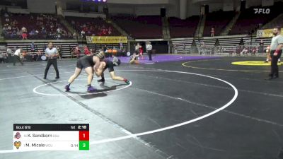 197 lbs Round Of 16 - Kyle Sandborn, Ohio State WC vs Matthew Micale, West Chester