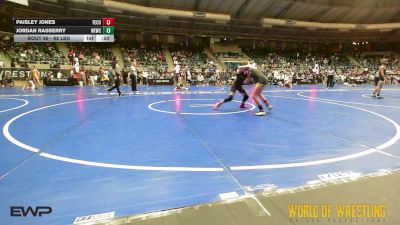 88 lbs Consi Of 16 #2 - Paisley Jones, Tecumseh Youth Wrestling vs Jordan Rasberry, Henryetta Knights Wrestling Club