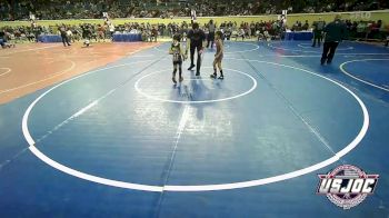 50 lbs Round Of 16 - Juliette Rosas, OKC Saints Wrestling vs Lillian Whipple, Tuttle Wrestling