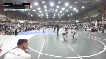 64 lbs Rr Rnd 2 - Mj Vigil, Black Fox Wrestling Academy vs Allie Mancuso, Hays Wrestling Club