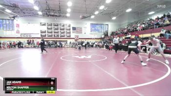 132 lbs Cons. Round 4 - Jax Adams, NIXA vs Kelton Shaffer, NEOSHO
