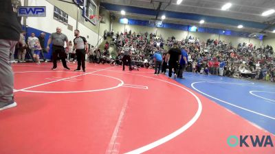 43 lbs Consi Of 8 #2 - Beckham Robinson, Miami vs Cutter Carson, Salina Wrestling Club