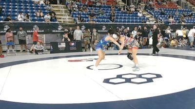 130 lbs Cons. Rd Of 32 - Isabelle Singer, Illinois vs Allison Hegg, Virginia