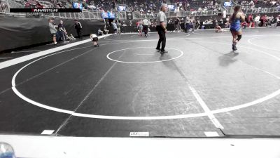 126.6-137.4 lbs Consolation - Aria Cordes, Garden City Wrestling Club vs Willow Johns, East Kansas Eagles