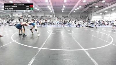 165 lbs Rr Rnd 1 - Thayer Larson, Demolition Elite vs Ty Blasko, All-American Wrestling Club MS