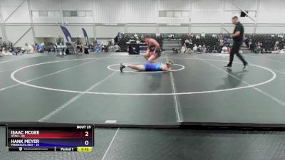 215 lbs 4th Wrestleback (16 Team) - Isaac McGee, Utah vs Hank Meyer, Minnesota Red