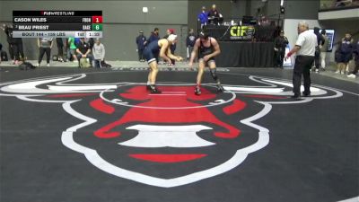 159 lbs Round Of 32 - Cason Wiles, Frontier vs Beau Priest, Bakersfield