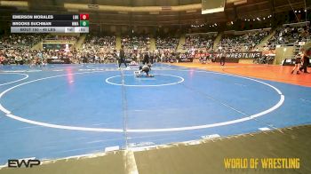 49 lbs Consi Of 8 #2 - Emerson Morales, Liberty Warriors Wrestling Club vs Brooks Suchman, Moen Wrestling Academy