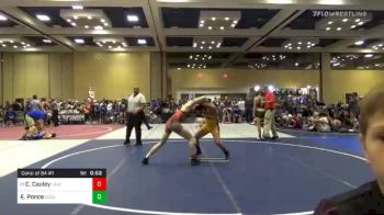 Match - Caden Cauley, Lake Stevens Wrestling Club vs Eric Ponce, Columbia Wildcats