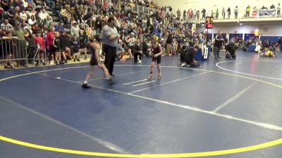 62 lbs Round Of 32 - Logan Dicken, Waynesburg vs Daxon Bench, Young Guns