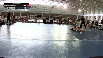 126 lbs Brayden Hawes, Minnesota Blue vs Isaac Cicchetti, Maryland