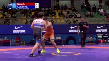 110 kg 1/4 Final - Ronak Ronak, India vs Daniil Maslakou, Individual Neutral Athletes